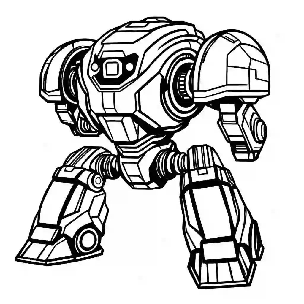 Swarm Robot coloring pages